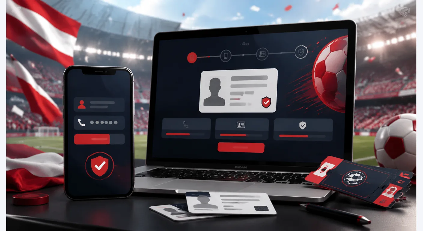 Rejestracja Betclic z dokumentem i kontem